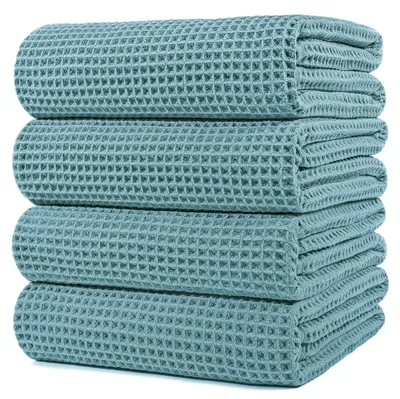 Obrázek produktu pro Omgoods – Sada 4 rychleschnoucích ručníků z mikrovlákna – 60 x 30 palců