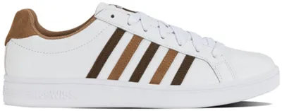 Produktbild von K-Swiss Court Tiebreak White/Toasted Coconut/Chocolate Brown Größe EU 42,5