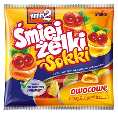 Obrázek produktu pro Nimm2 Smijelki Ovocné želé obohacené o vitamíny 90 G