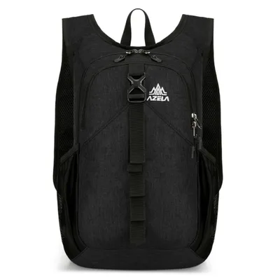 Produktbild von Leichter Wanderrucksack 15L faltbarer Tagesrucksack wasserdichtes Schwarz