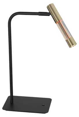 Image de Lampe de table - laiton noir - Alisio -  verre métal - lampe de bureau - LED - 4593ME - Steinhauer