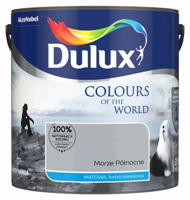 Produktbild von Latexfarbe Wandfarbe Innen matt Nordsee-Blau für Wände & Decken, 2,5 L