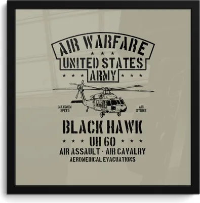 Produktbild von MuchoWow® MuchoWow® Gerahmtes Poster Mancave - Hubschrauber - Vintage - Amerika 40x40 cm - Poster mit zchwarzem Bilderrahmen - Mit Rahmen - Wanddekoration Schlafzimmer