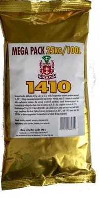 Produktbild von GOZDAWA 1410 Mega Pack Turbohefe für 100 L Ansatz, Hochleistungshefe mit Nährstoffen und Enzymen, 390 g