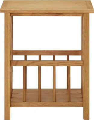 Produktbild von vidaXL Zeitungstisch 45x35x55 cm Eiche Massivholz