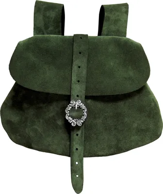 Produktbild von Leder Gürteltasche - Mittelalter LARP Reenactment Farbe: grün