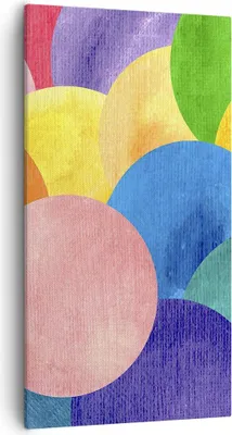 Produktbild von Bild auf Leinwand - Leinwandbild - Abstraktion modern - 55x100cm - Wand Bild - Wanddeko - Leinwanddruck - Bilder - Kunstdruck - Wanddekoration - Leinwand bilder - Wandkunst - PA55x100-3794