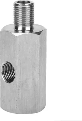 Produktbild von Öldruckmessermesseradapter 1/8in NPT FEMALE BSPP BSP MALE UND TEE