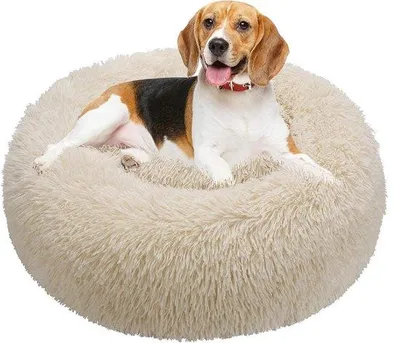 Immagine prodotto di Cuscino morbido per animali domestici - 50 cm, beige