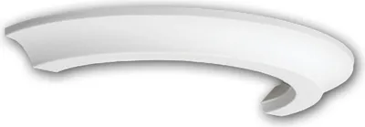 Produktbild von PROFHOME 115200 Halbsäulen Ring Säule Zierelement dekoratives Element