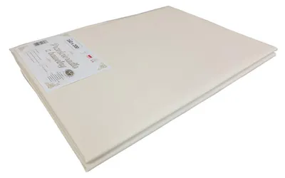 Image de Drap-housse, drap-housse classique en coton sans élastique, 160 x 200 cm, écru