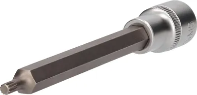 Zdjęcie produktu dla Brilliant Tools Nasadka do bitów wielozębnych 1/2 cala, długość 140 mm, M5