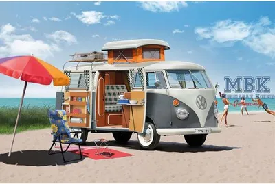 Produktbild von Revell 07674 VW T1 Camper - Modellbausatz 1:24