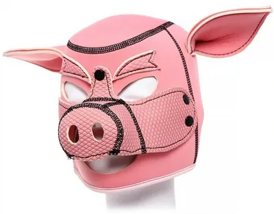 Image de Cappuccio avec une tête de porc, rose