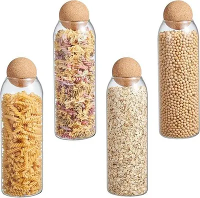 Obrázok produktu pre Sada priehľadných pohárov na nápoje – 4 ks – 15 l – ideálne na čaj, kávu a občerstvenie