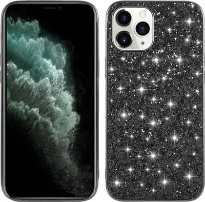 Produktbild von König Design Hülle kompatibel mit Apple iPhone 12 Pro Max Kunststoff Soft Handyhülle - Handy Case Schwarz