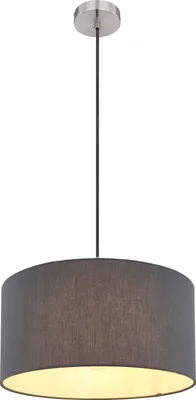 Produktbild von Globo Lighting Hängeleuchte Metall Nickel matt, 1x E27