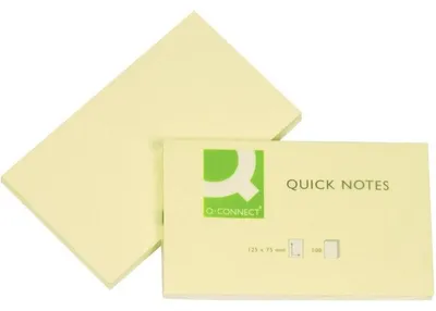 Image de Papillons adhésifs 75x125mm 100 feuilles jaune