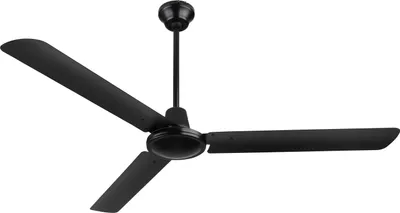 Produktbild von Deckenventilator mit Wandschalter Ferro Schwarz 142 cm