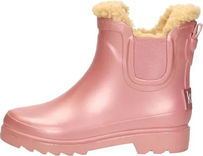 Produktbild von KEQ Chelsea Rainboots Fur  Kinderlaarzen - Roze - Maat 35/36