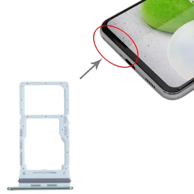 Image de Support pour cartes SIM double et Micro SD pour Samsung Galaxy A73 5G - Pièce de rechange - Vert
