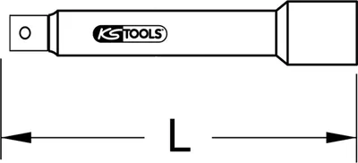 Produktbild von Verlängerung Steckschlüssel Vierkant KS TOOLS