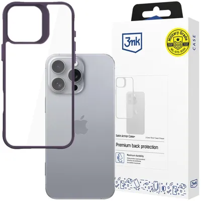Image de 3mk Housse Armor Case+ Cover pour Apple iPhone 16 Pro transparent Backcover