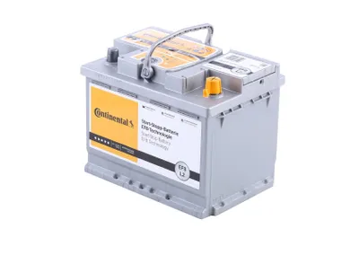 Produktbild von Autobatterie Continental 12 V 60 Ah 560 A/EN 2800012000280 L 242mm B 175mm H 190mm NEU