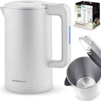 Produktbild von Kabelloser Elektrischer Wasserkocher 1,7 l 2200 W Cool Touch, Metall, Berdsen