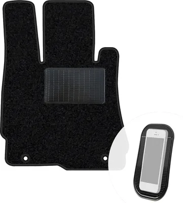 Produktbild von moto-MOLTICO Fahrer Fußmatte Auto Velours Fahrerseite Autoteppiche Schwarz Fahrermatte 1-teilig passend für Mercedes-Benz S-Klasse W221 2005-2013