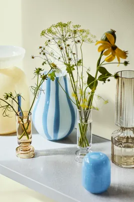 Produktbild von Broste Copenhagen Petra Vase Glas Smoke Grey 10 cm