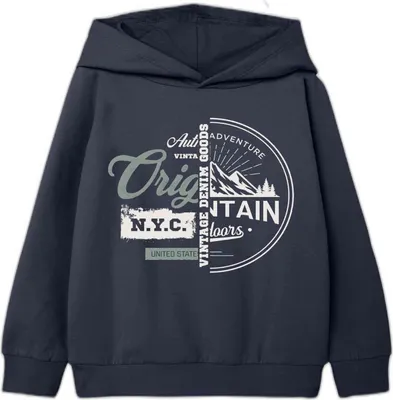 Zdjęcie produktu dla Bluza z kapturem Name It 13206621-DARK dla Dziecięce