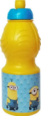 Produktbild von TRINKFLASCHE Günstlinge Minions 400ml Wasserflasche Trinkbecher Sportflasche Fahrradflasche Flasche Trinkbecher Getränkeflasche Becher 26
