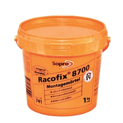 Produktbild von Montagemörtel Racofix 8700 Inhalt 1kg Verarbeitungszeit 3-5 Min., 1 Stück
