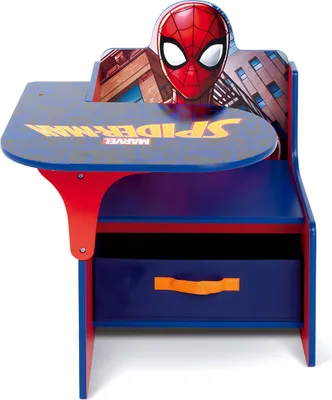 Zdjęcie produktu dla Fotel kombinowany 2w1 z biurkiem - Spiderman