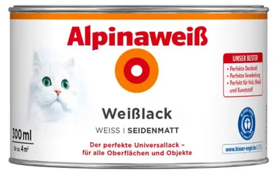 Produktbild von PROFI | 0,30 L | Weiß Außenfarbe Seidenmatt, Fassadenfarbe, Wetterbeständige Hausfarbe, Deckend, Atmungsaktiv, Für Putz, Beton, Ziegel, Holzfassaden