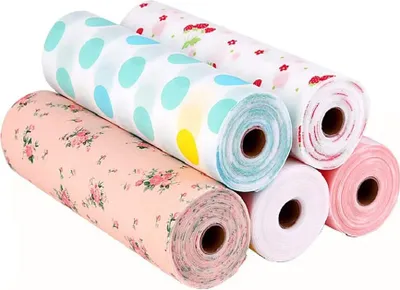 Produktbild von Küche Schrankpapier no-adhesive Schubladenmatte,Alternative schöne Punktmuster rutschfeste wasserdichte Küche Regal Futter Papierrolle für Schubladentisch Küchenschränke Speisekammer -5St