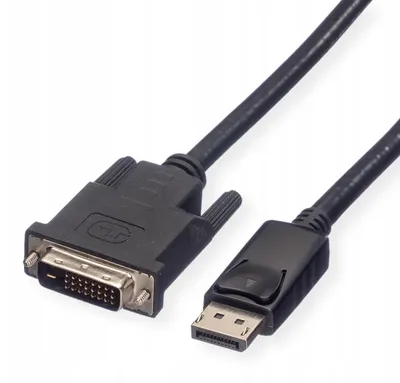Produktbild von ROLINEDisplayPort zu DVI-D Dual-Link Kabel 5m schwarz