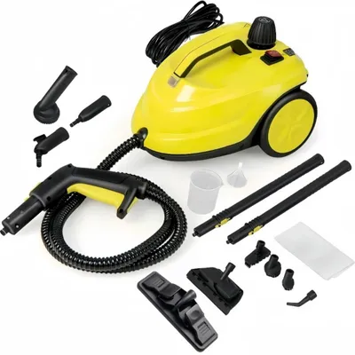 Produktbild von 2000W Dampfreiniger mit 13 Zubehör, Bodendampfreiniger bis zu 160°C & 108m², Handdampfreiniger mit 1,8L Tank & Verlängerbare Bediengriff für Teppiche