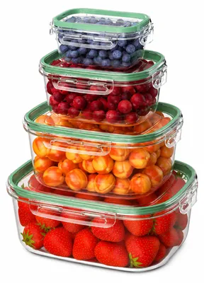 Vorratsdosen-Set 4-teilig, 400 ml–3,95 L, BPA-frei