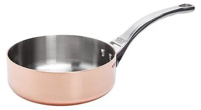 Zdjęcie produktu dla de Buyer 6430.20, Okrągły, Patelnia do saute, Miedziany, Stal nierdzewna, Miedź, 1,8 l