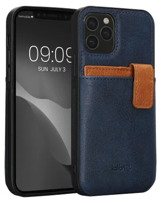 Produktbild von kwmobile KLB000016UV001C, Cover, Apple, iPhone 12 Pro, iPhone 12, Braun, Dunkelblau