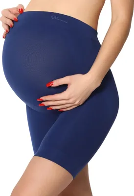 Produktbild von Be Mammy Damen Umstandsshorts 06 15 (Marineblau, M)