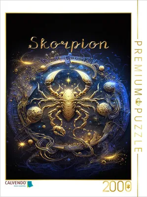 Produktbild von CALVENDO Puzzle Skorpion 24. Oktober - 22. November | 2000 Teile Lege-Größe 90x67cm Foto-Puzzle für glückliche Stunden