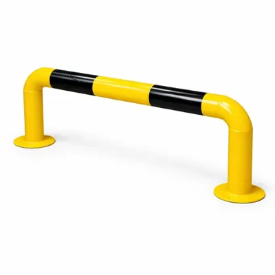 Productafbeelding van Stootbalk van 100 cm, staal – Bescherming tegen beschadiging voor rekken, hoge rekken, inritten, opritten en garages (stootbalk 100 cm)