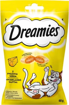 Image de Aliment complémentaire Dreamies au délicieux fromage 60 g