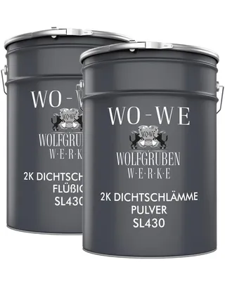 Produktbild von 2K Dichtschlämme Schwimmbad Pool Außenbereich Betonbecken abdichten SL430 Grau - 10Kg