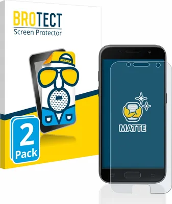 Produktbild von 2x BROTECT Schutzfolie für Samsung Galaxy A3 2017 Displayschutz Displayschutzfolie Folie Matt Entspiegelungsfolie