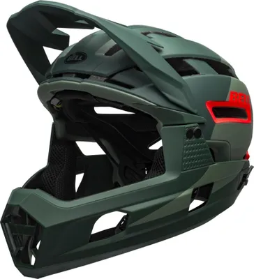 Obrázok produktu pre Bell Helmets Super AIR R MIPS, Celotvárová prilba, Zapuzdrená konštrukcia, Priezor prilby, Matný