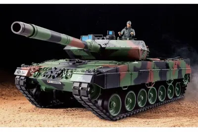 Obrázok produktu pre Heng Long RC Tank Nemecký Leopard 2A6 1:16 Kovový prevod, kovové pásy, 2,4 GHz